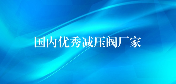 国内优秀减压阀厂家